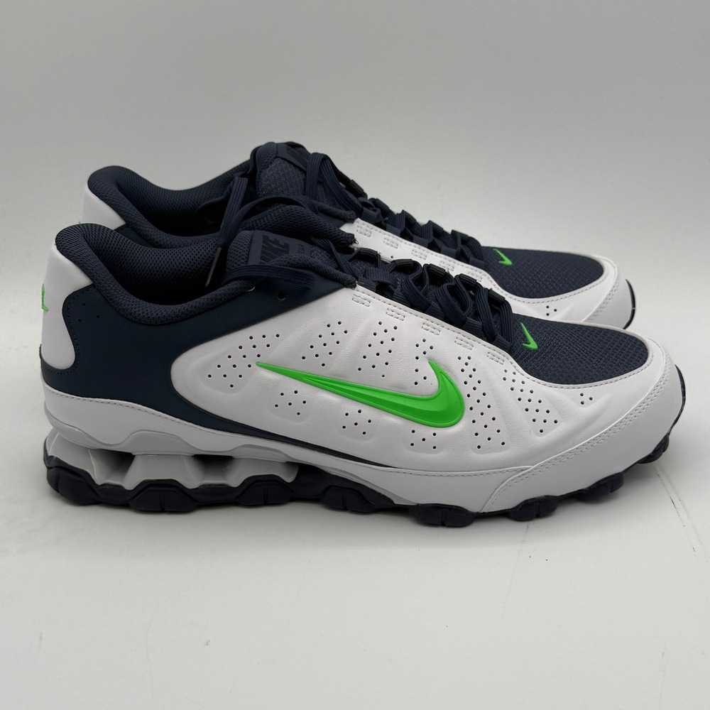 Nike Reax 8 NSW SL Shoes Mens Size 9.5 White Green Strike Training IR5118 102